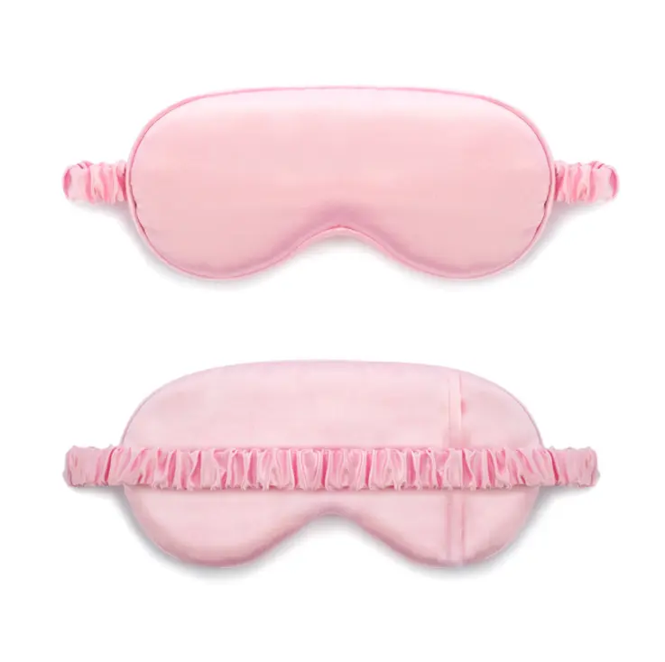 Voor- en achterkant van een slaapmasker